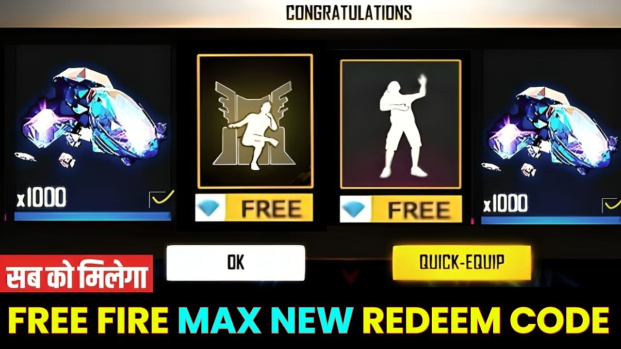 Free Fire Max New Redeem Code